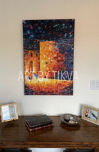 Load image into Gallery viewer, Kotel At Night. Custom Art Commission Original