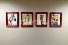 Load image into Gallery viewer, South African Safari Nursery Set Print. nursery decor. baby nursery. safari nursery decor. playroom decor. wall art. kids room decor. interior decorating. safari themed. baby gift ideas